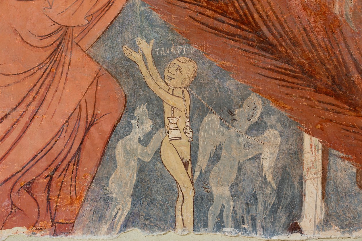 Son Yargı, detay, "Kafirler", 13. yüzyıl (taze) by Rinaldo da Taranto