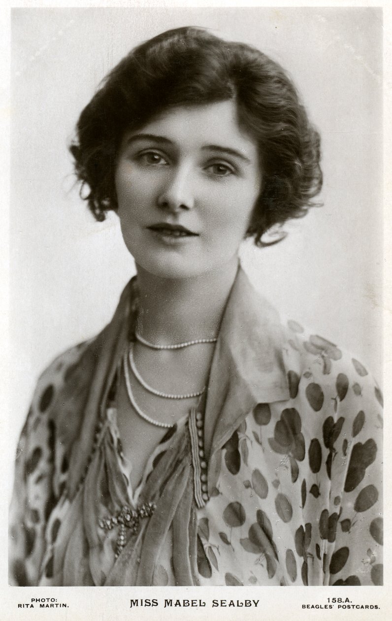 Mabel Sealby, İngiliz aktris, c1900s-c1910s. by Rita Martin