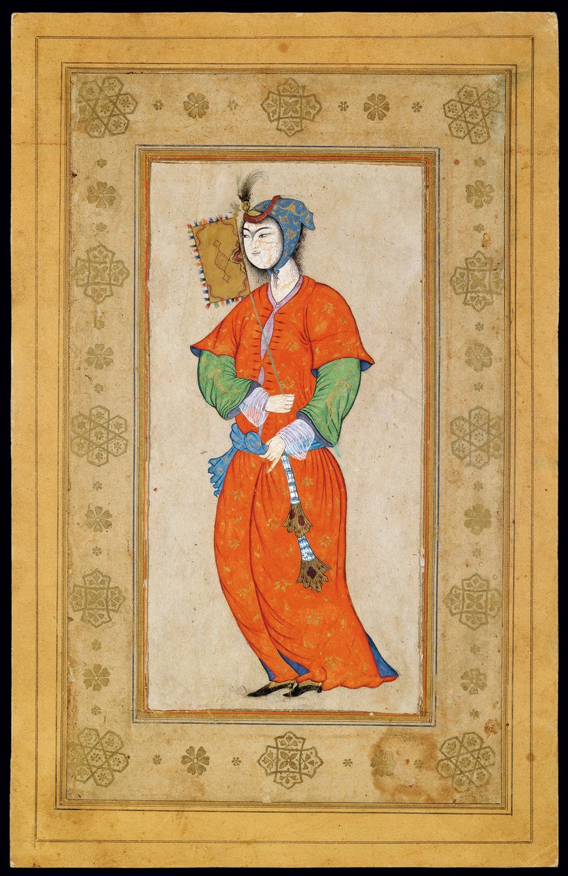 Hayranı olan genç kadın by Riza i Abbasi