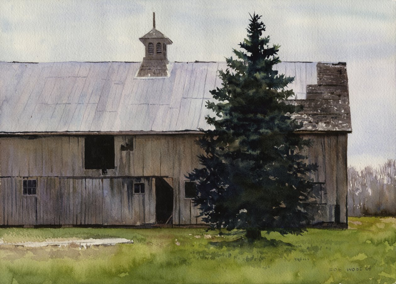 Nisan Sabahı, 2008 (kağıt üzerine suluboya) by Rob Wood