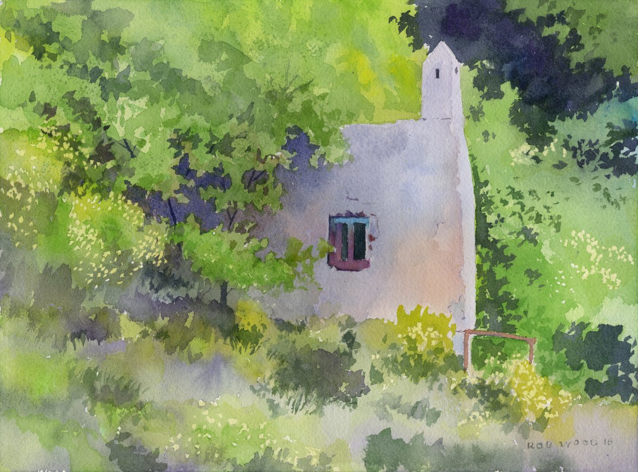 Capri Bahar Evi, 2016 (kağıt üzerine suluboya) by Rob Wood