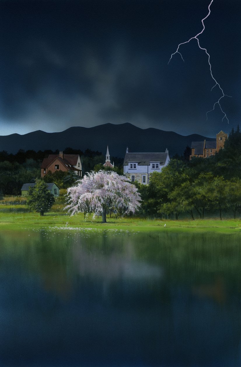 En Zalim Ay, 2008 (Tahta üzerine akrilik) by Rob Wood