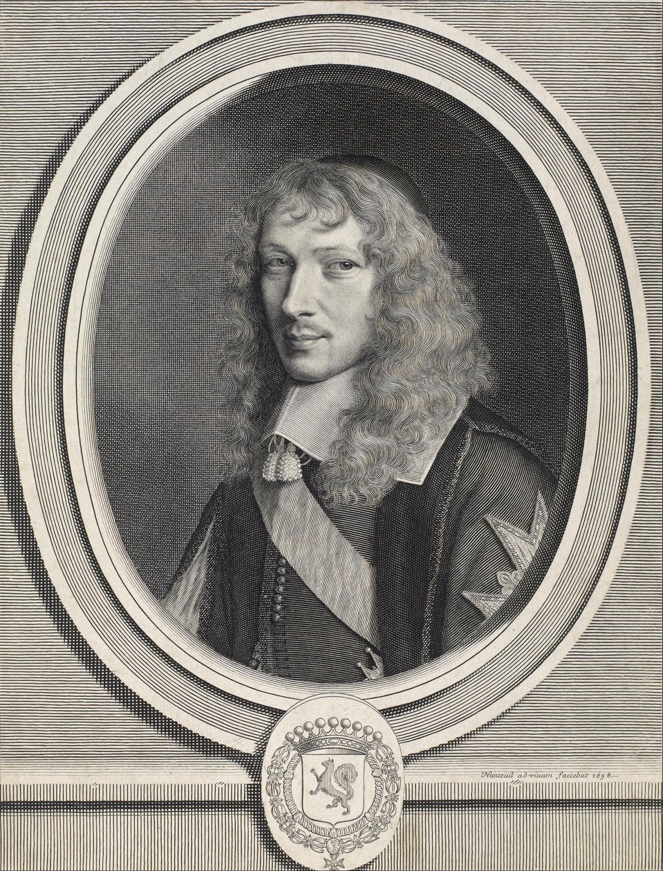 Kardinal Jules Mazarin by Robert Nanteuil