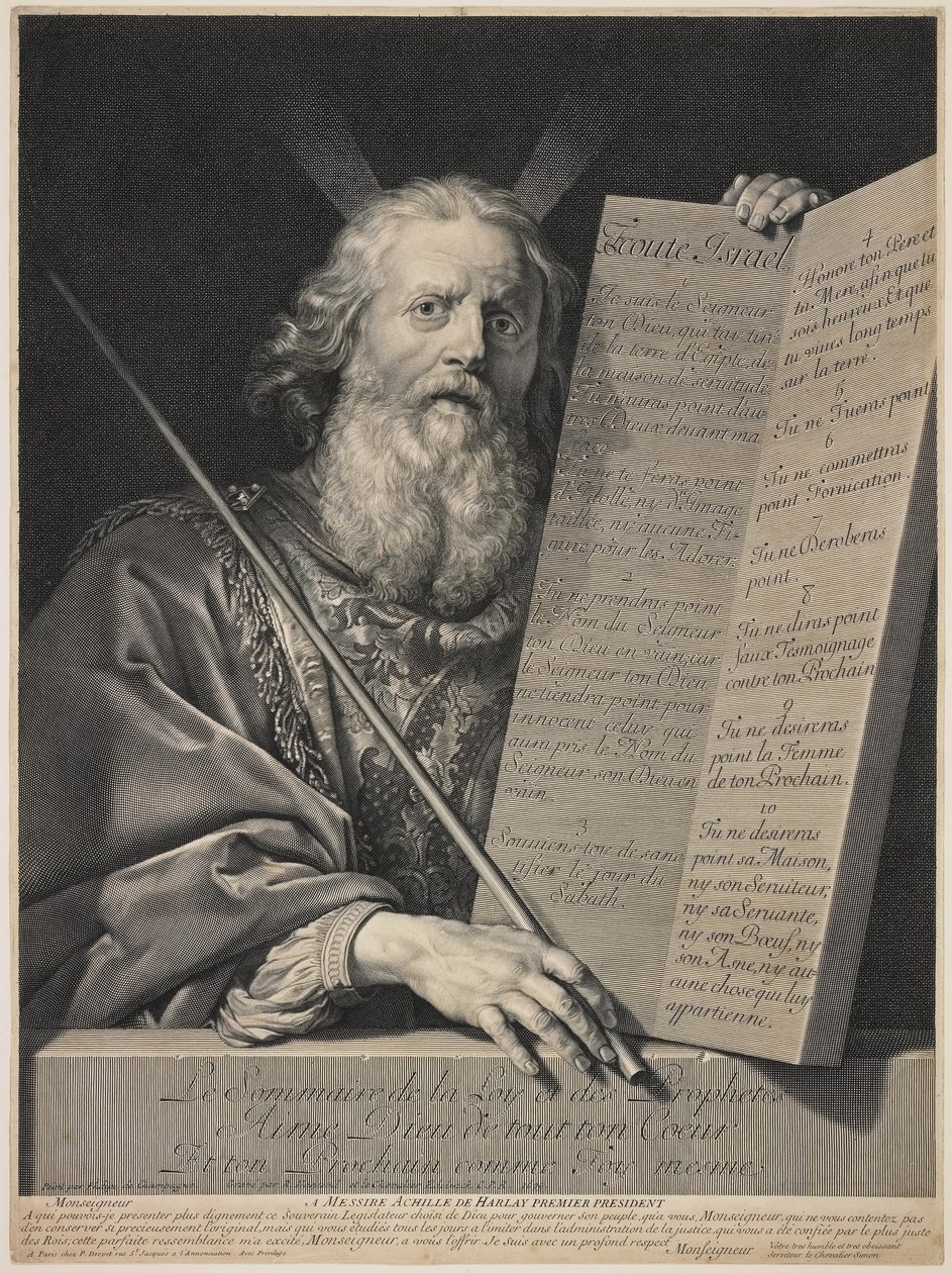 Musa On Emri Sunarken, 1699 by Robert Nanteuil
