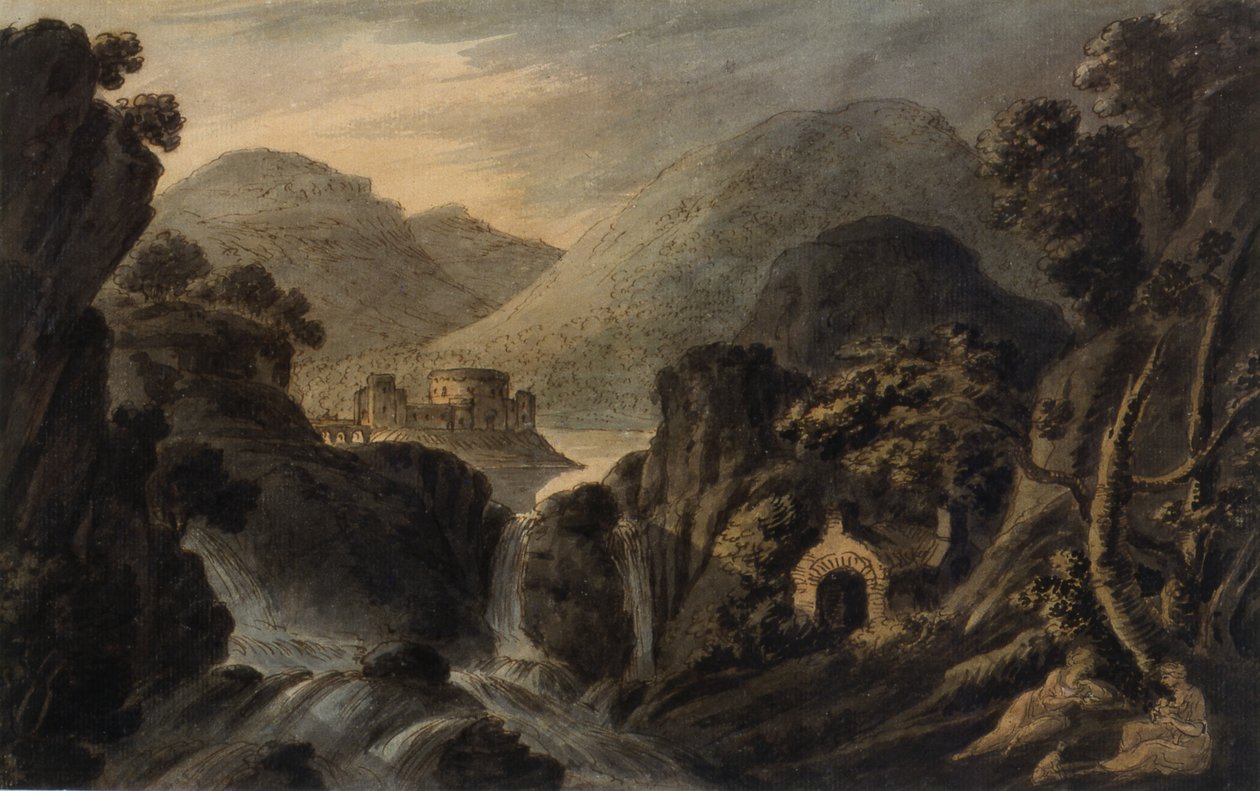 Çağlayan ile klasik manzara by Robert Adam