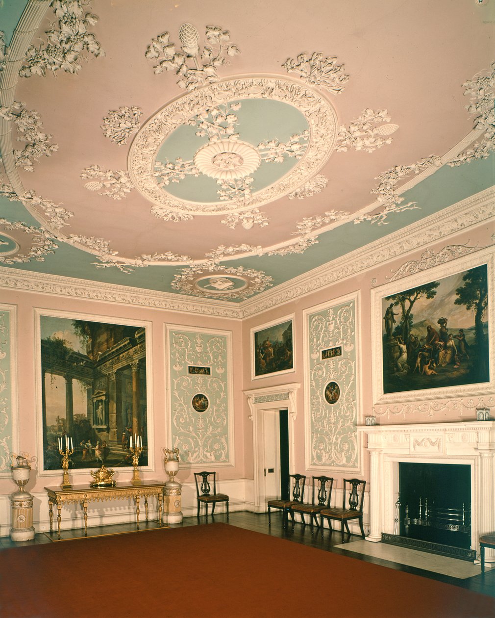 Yemek odası mobilyaları, 1767 by Robert Adam