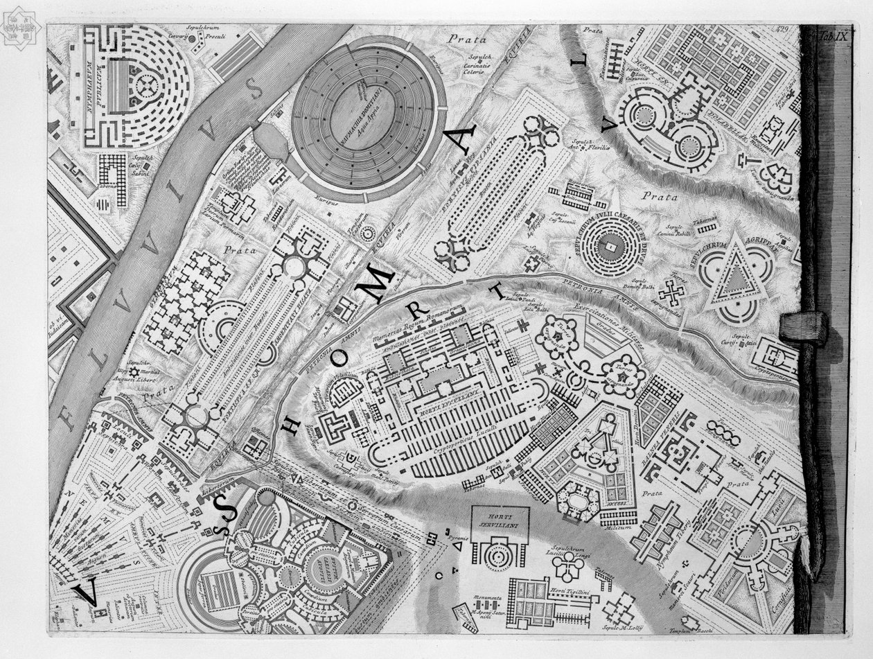 Kampüs Martius Haritası by Robert Adam