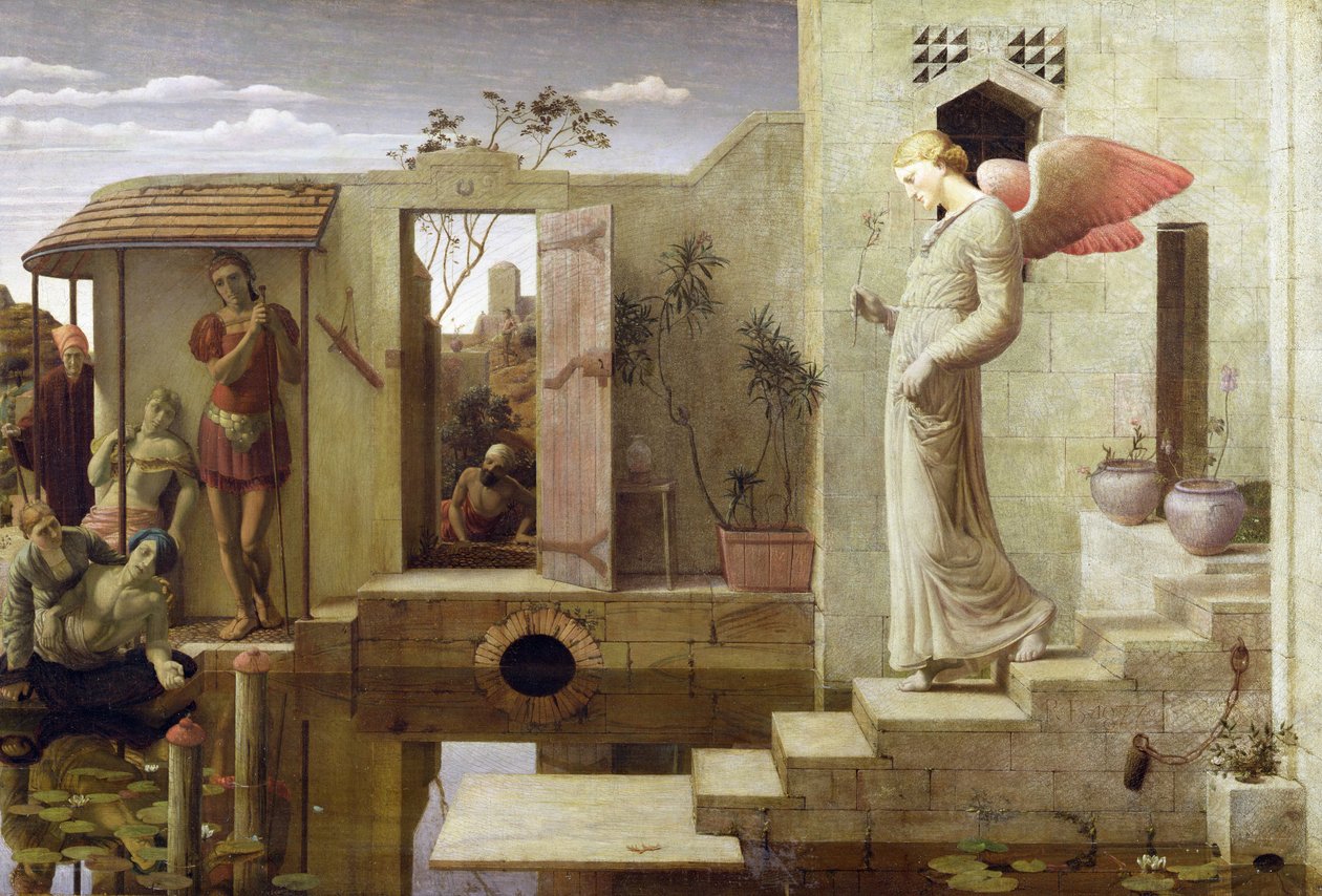 Bethesda Havuzu, 1877 by Robert Bateman