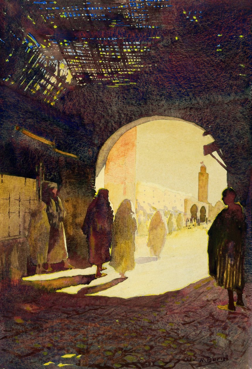 Fez, Altın Saat, 1920 (wc) by Robert Burns