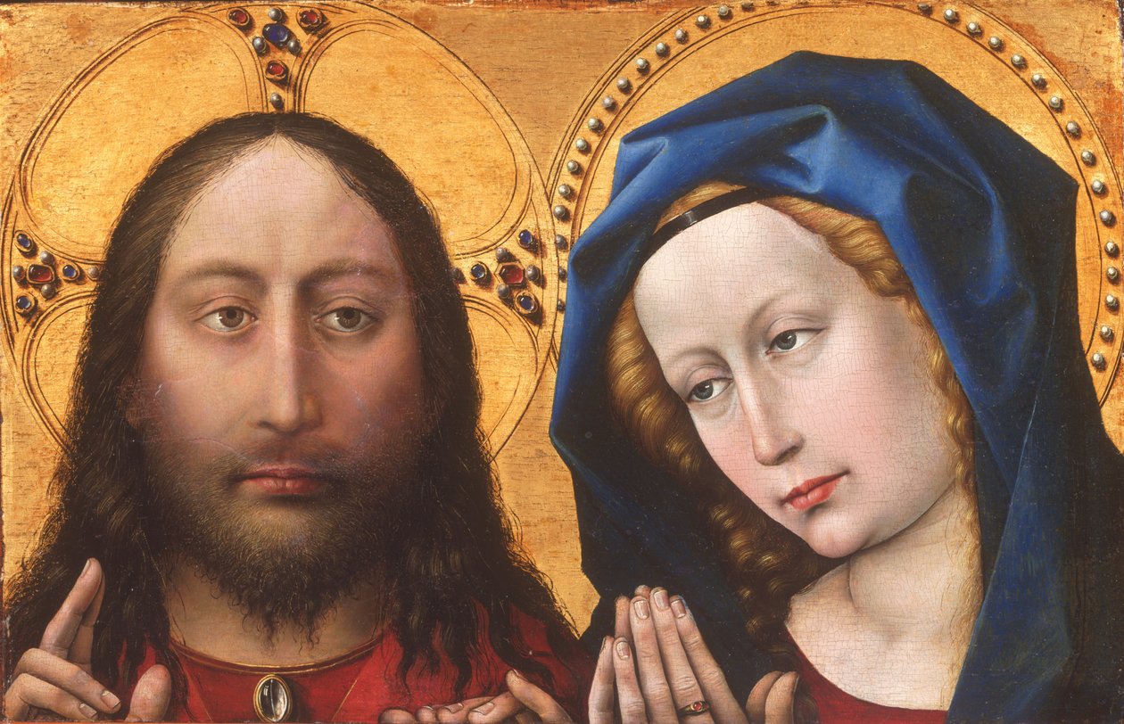 İsa ve Bakire by Robert Campin