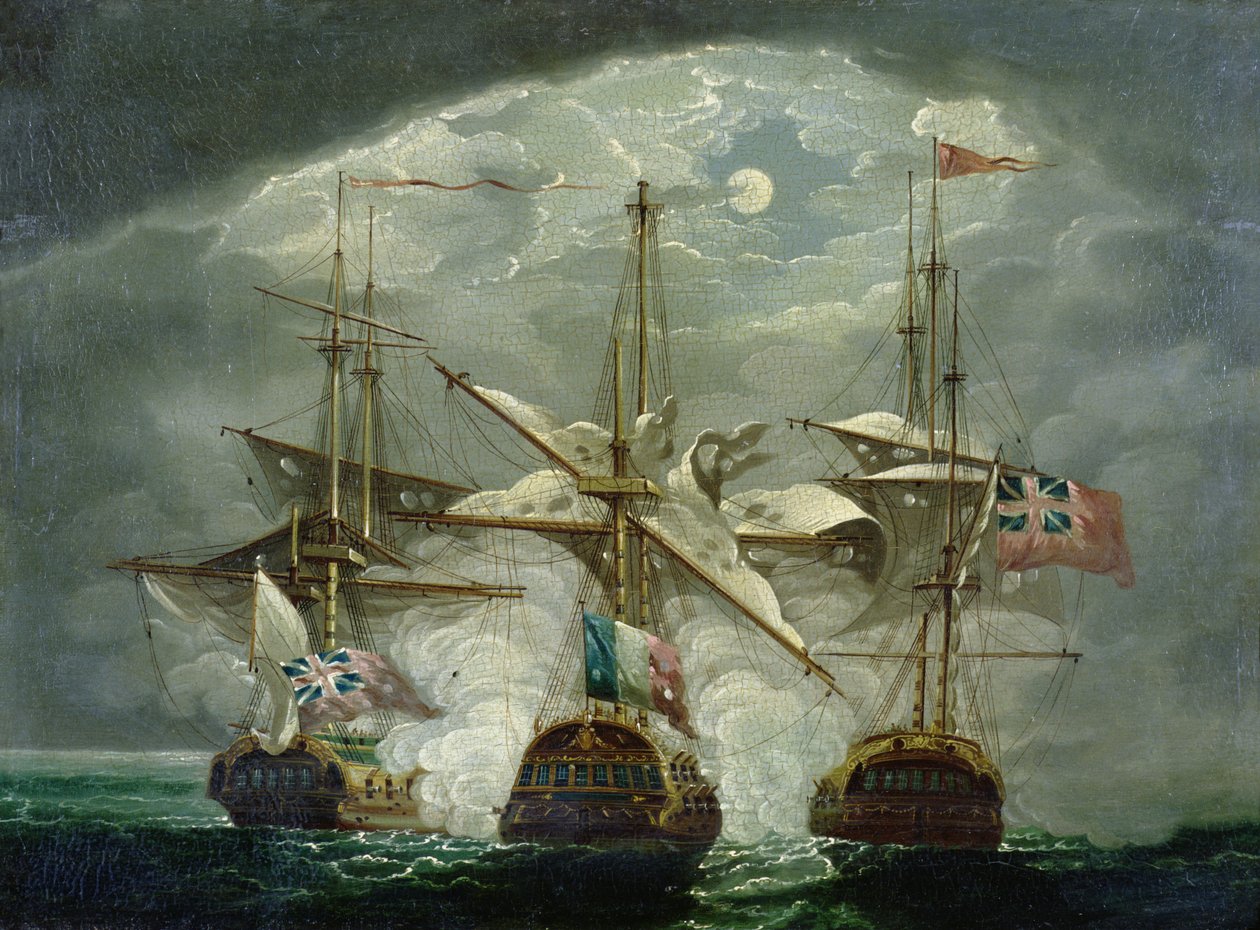Mehtaplı Bir Savaş Sahnesi (panel) by Robert Cleveley