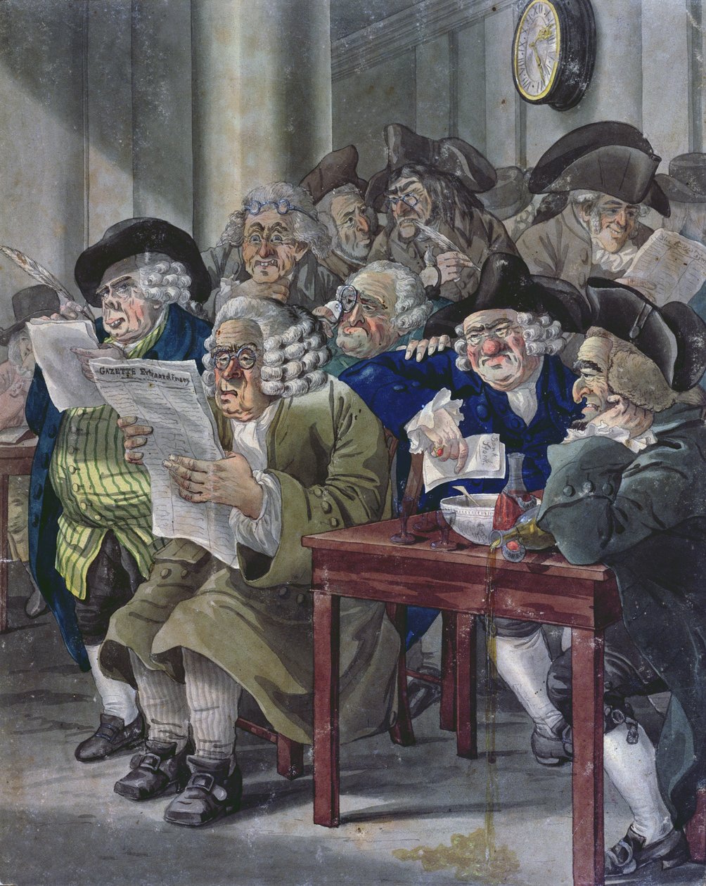 Stockjobbers Olağanüstü, hiciv kroki by Robert Dighton