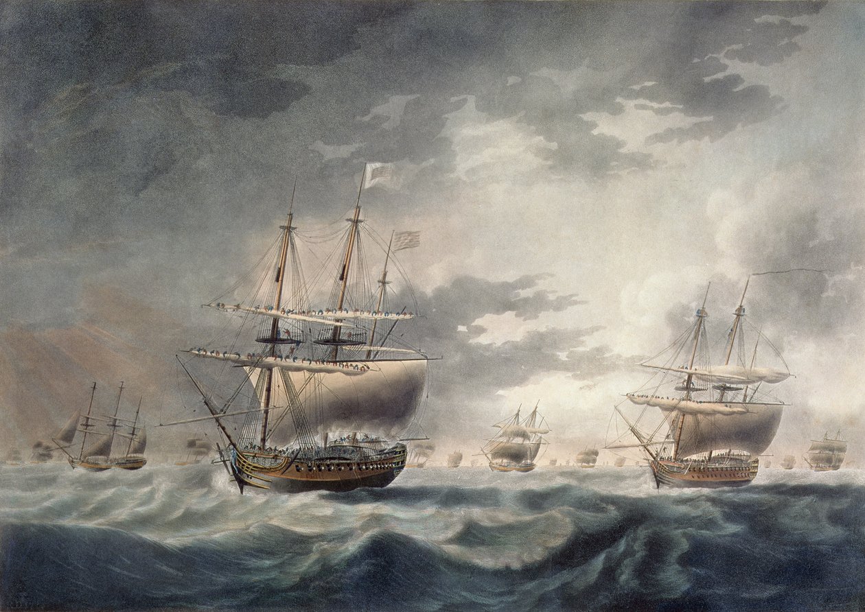 Bir Fırtına Yaklaşıyor, Francis Jukes (1747-1812) tarafından 1795