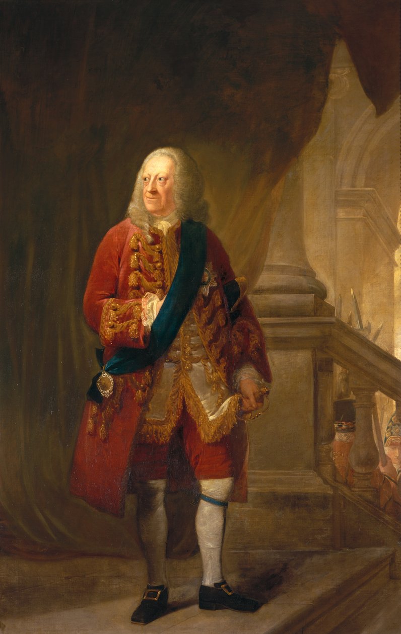Kral George II, 1759 by Robert Edge Pine