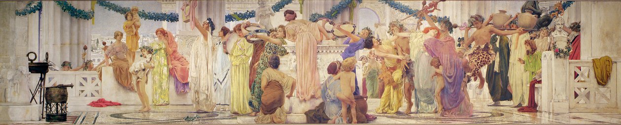 Vintage Festivali (duvar resmi) by Robert Frederick Blum