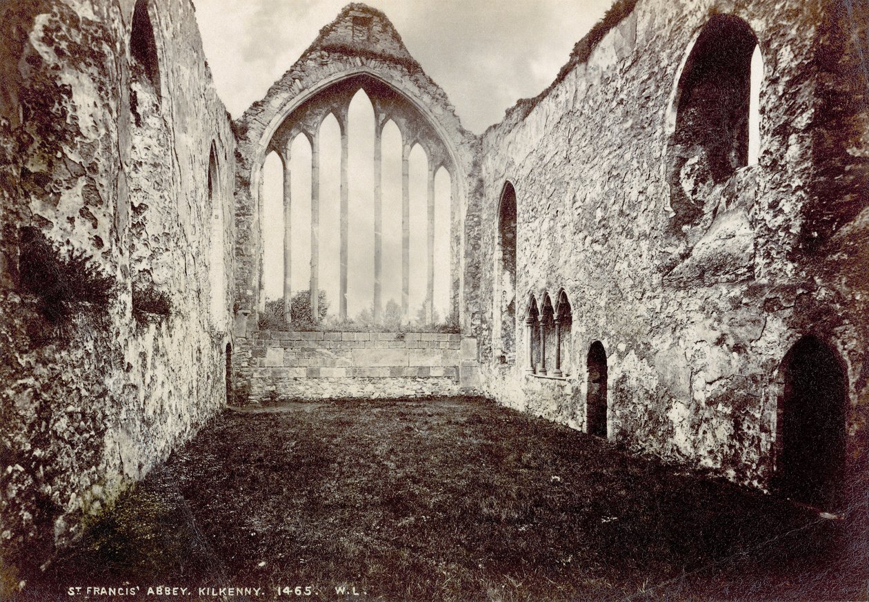 Francis Manastırı, Kilkenny (sepya fotoğrafı) by Robert French