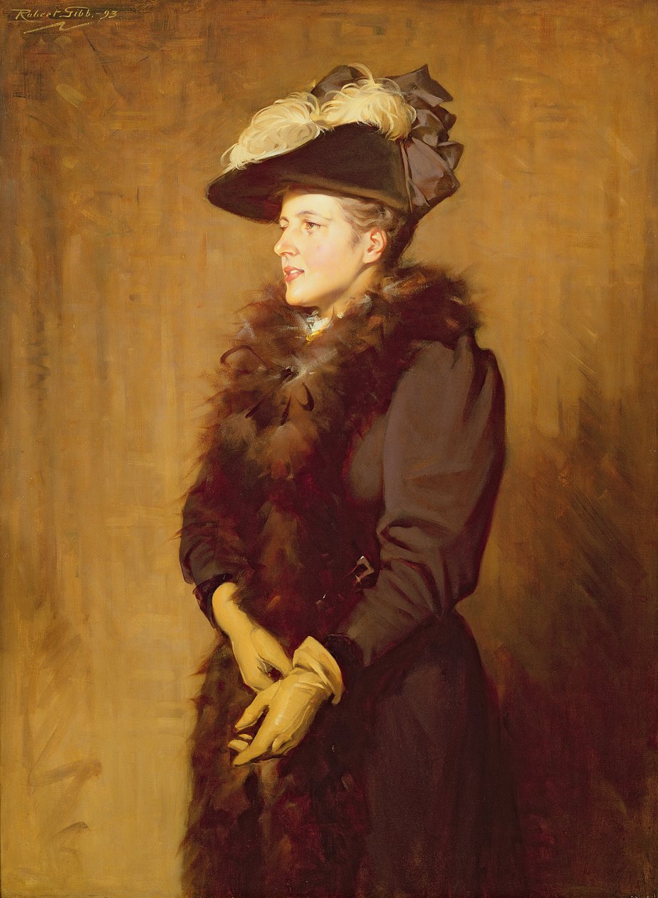 Sanatçının Karısı, 1893 by Robert Gibb