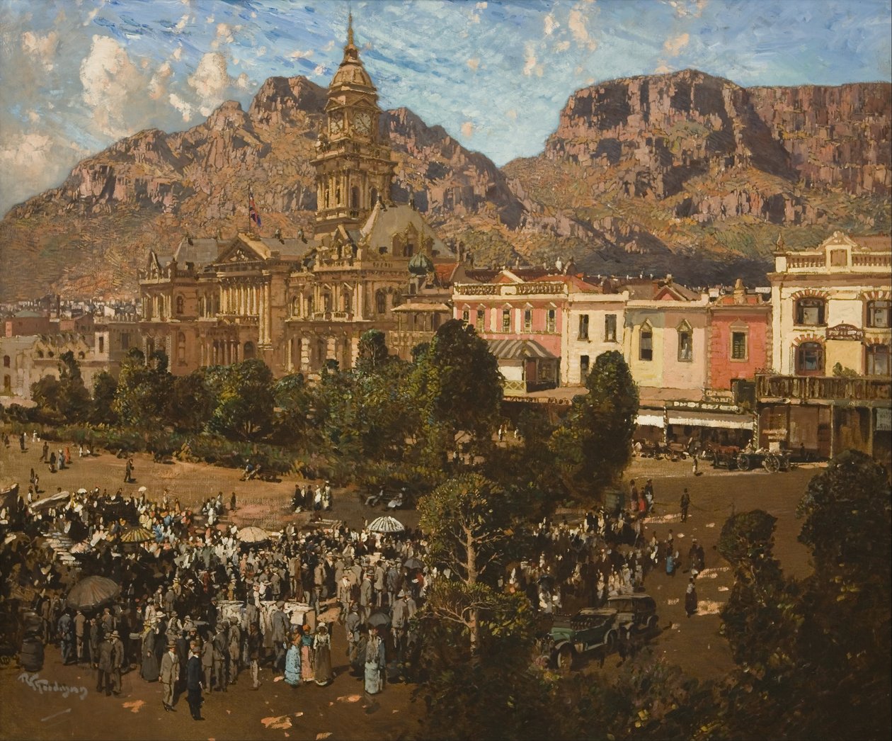Belediye Binası, Cape Town 1917 by Robert Gwelo Goodman