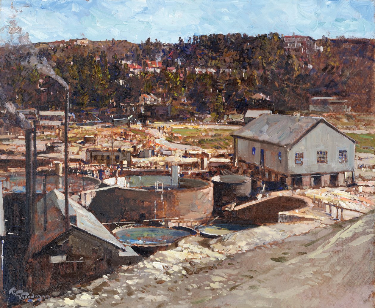 Yeni Gogh Altın Madeni, 1917 by Robert Gwelo Goodman