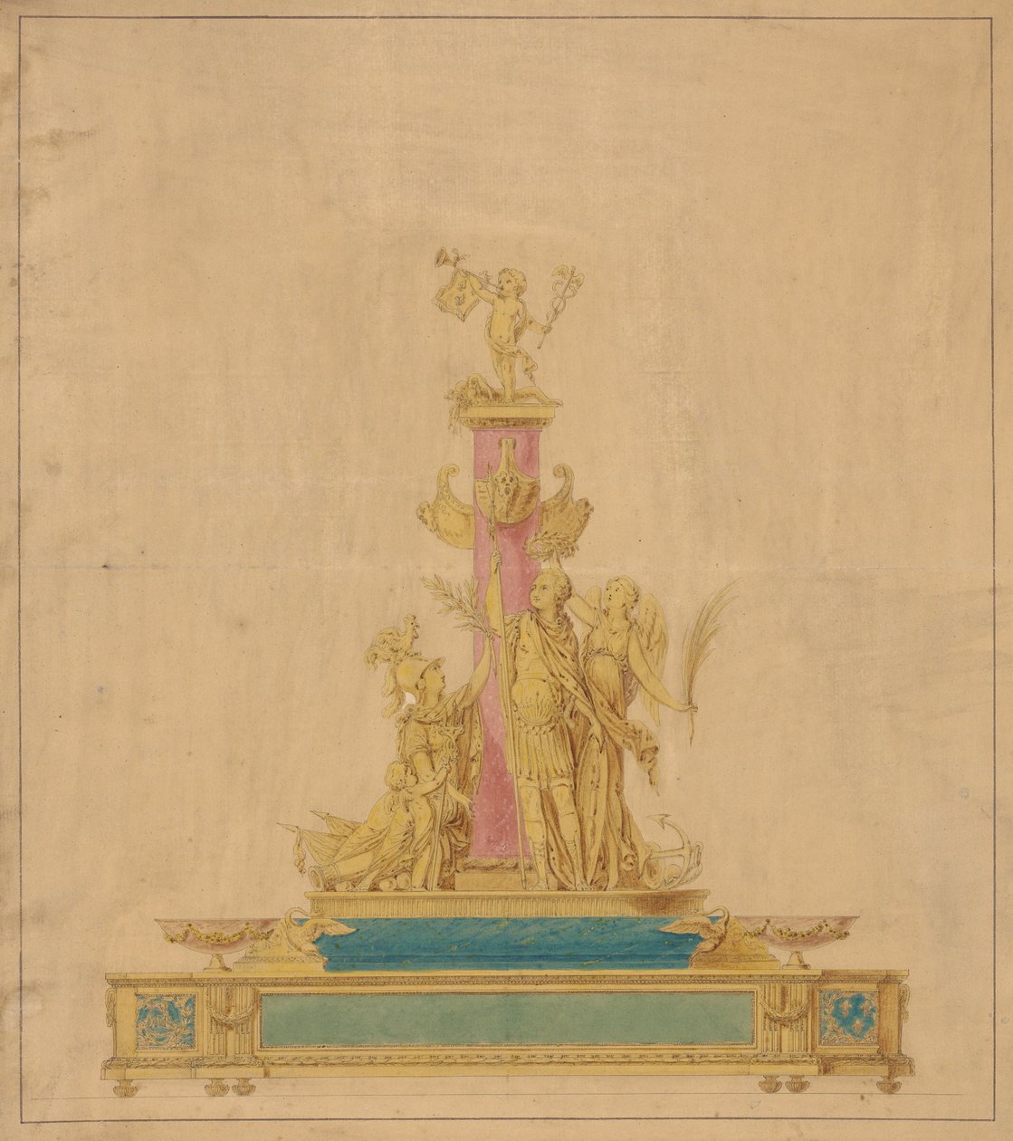 Inkstand için Çizim by Robert Joseph Auguste