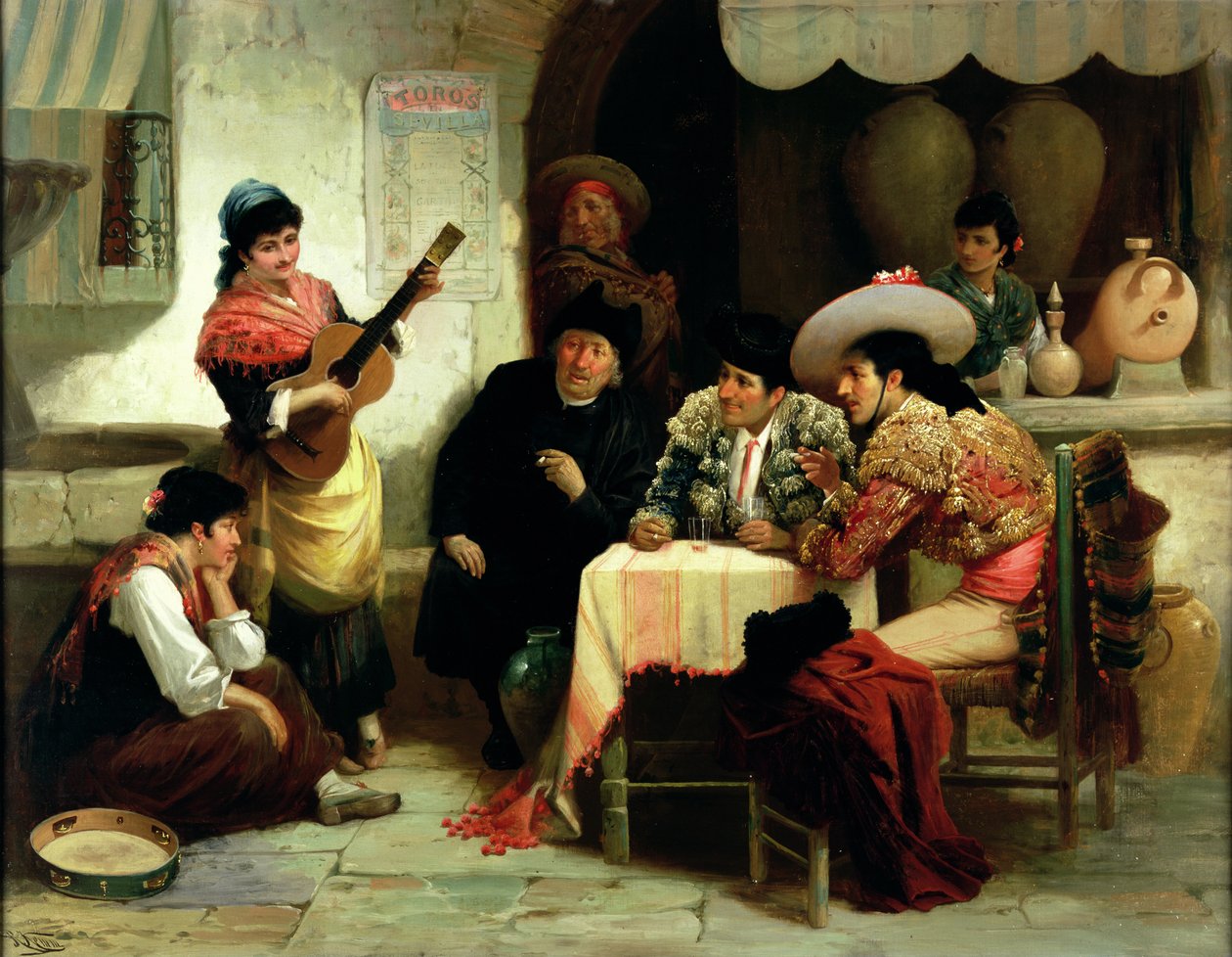 Bir İspanyol Meyhanesinde by Robert Kemm