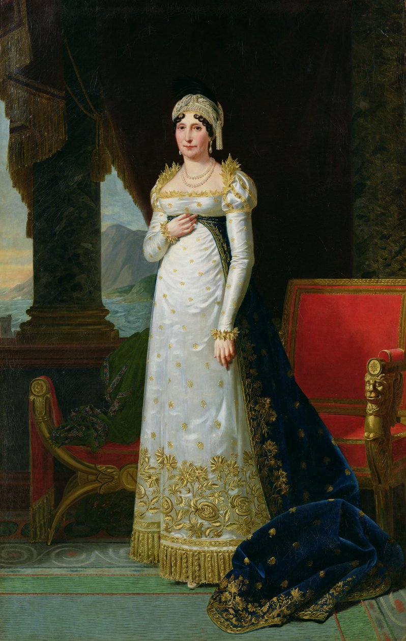 Marie-Laetitia Ramolino (1750-1836) 1813  by Robert Lefevre
