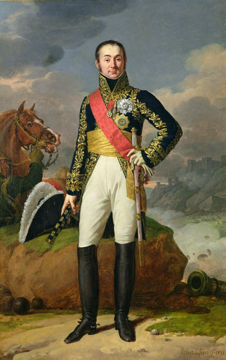Nicolas-Charles Oudinot (1767-1847) Reggio Dükü ve Fransa Mareşali, 1811 by Robert Lefevre