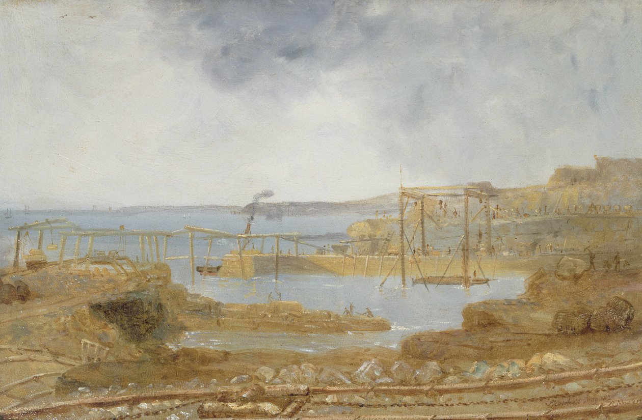İç Liman Krokisi, Geçici Bir Turna, Mayıs 1829 by Robert Mackreth