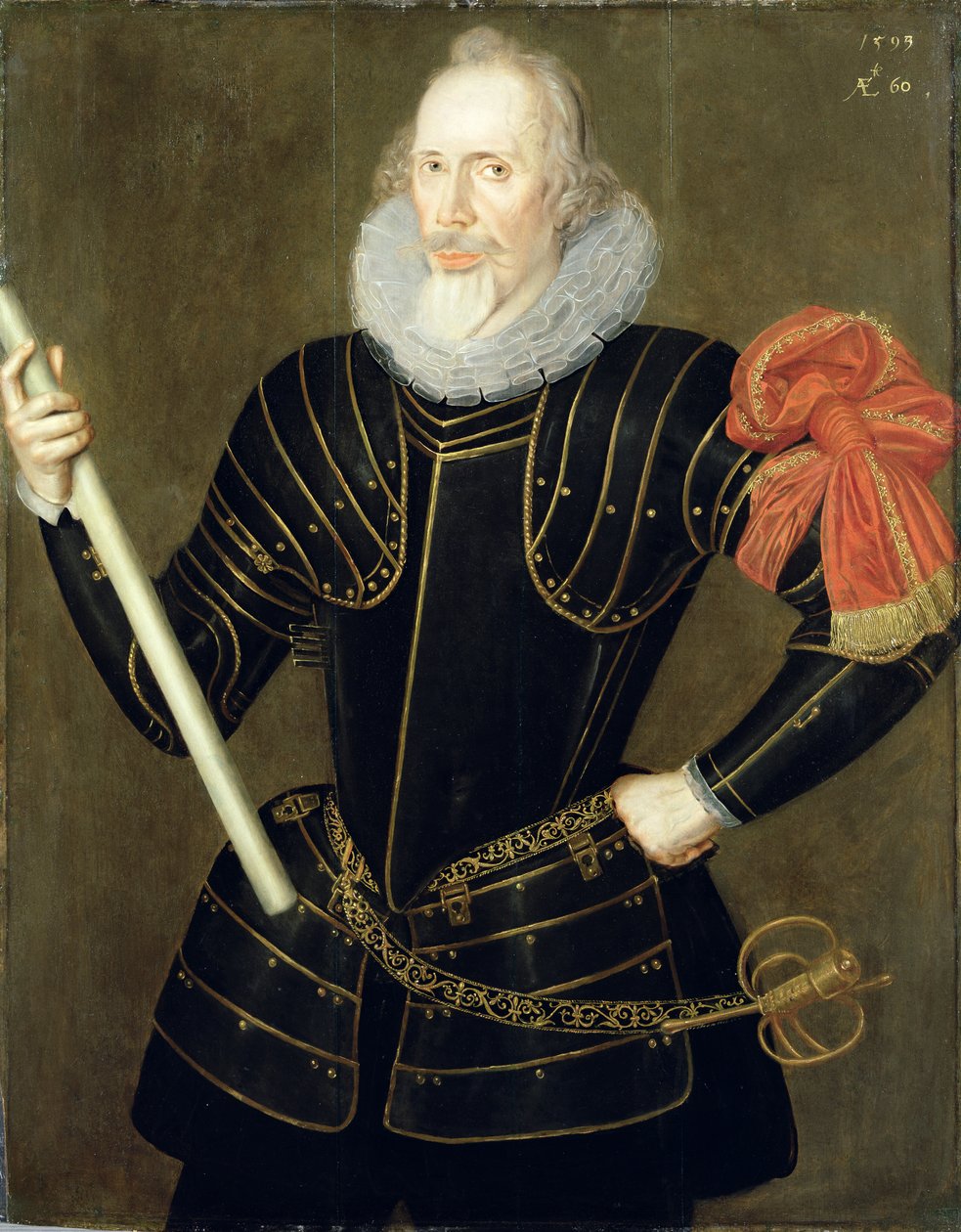 Bir Adamın Portresi, 1593 by Robert Peake