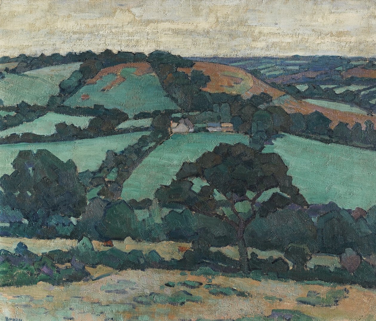 Brimley Tepesi, Devon, 1914-16 by Robert Polhill Bevan