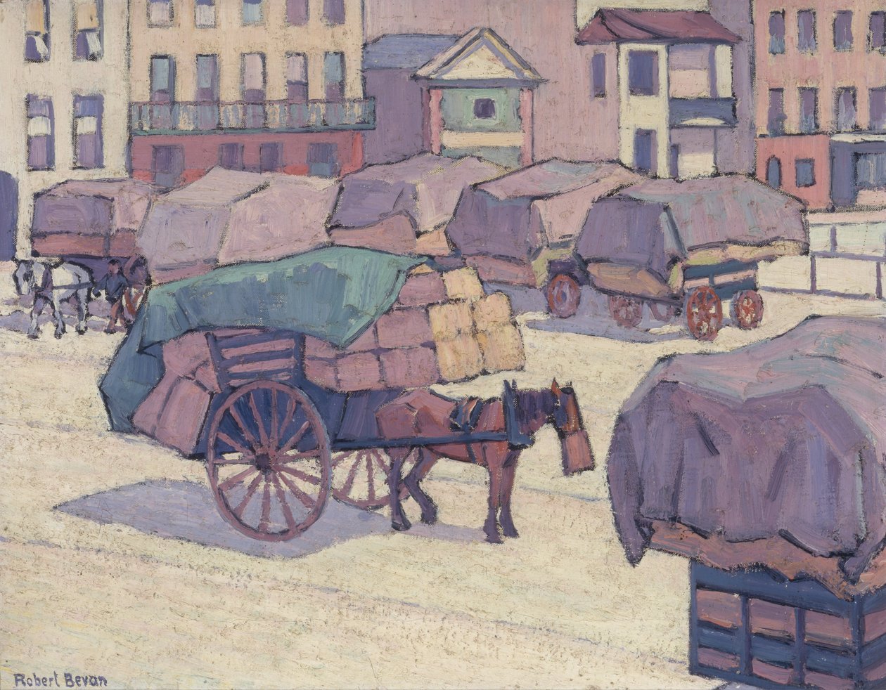 Saman Arabaları, Cumberland Pazarı by Robert Polhill Bevan