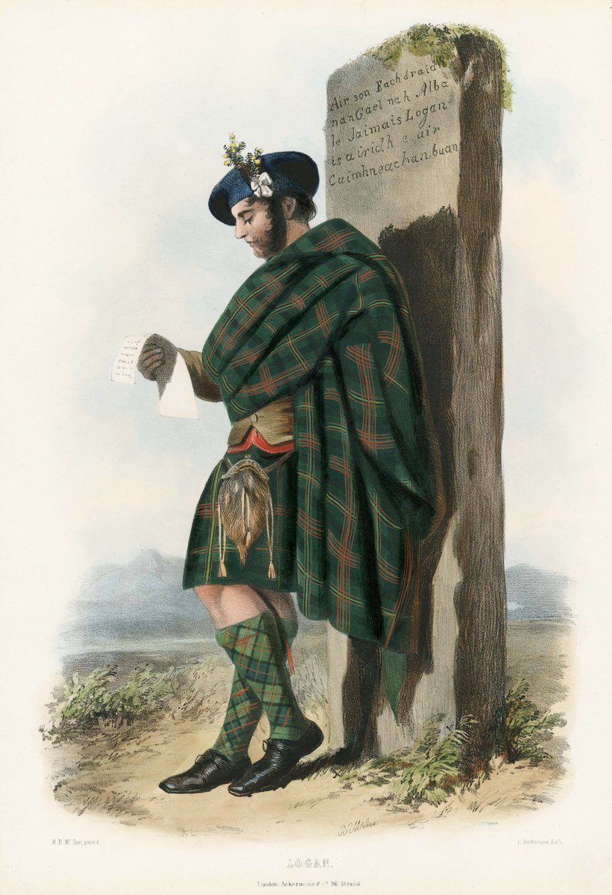 Logan, The Clans of the Scottish Highlands, pub.1845