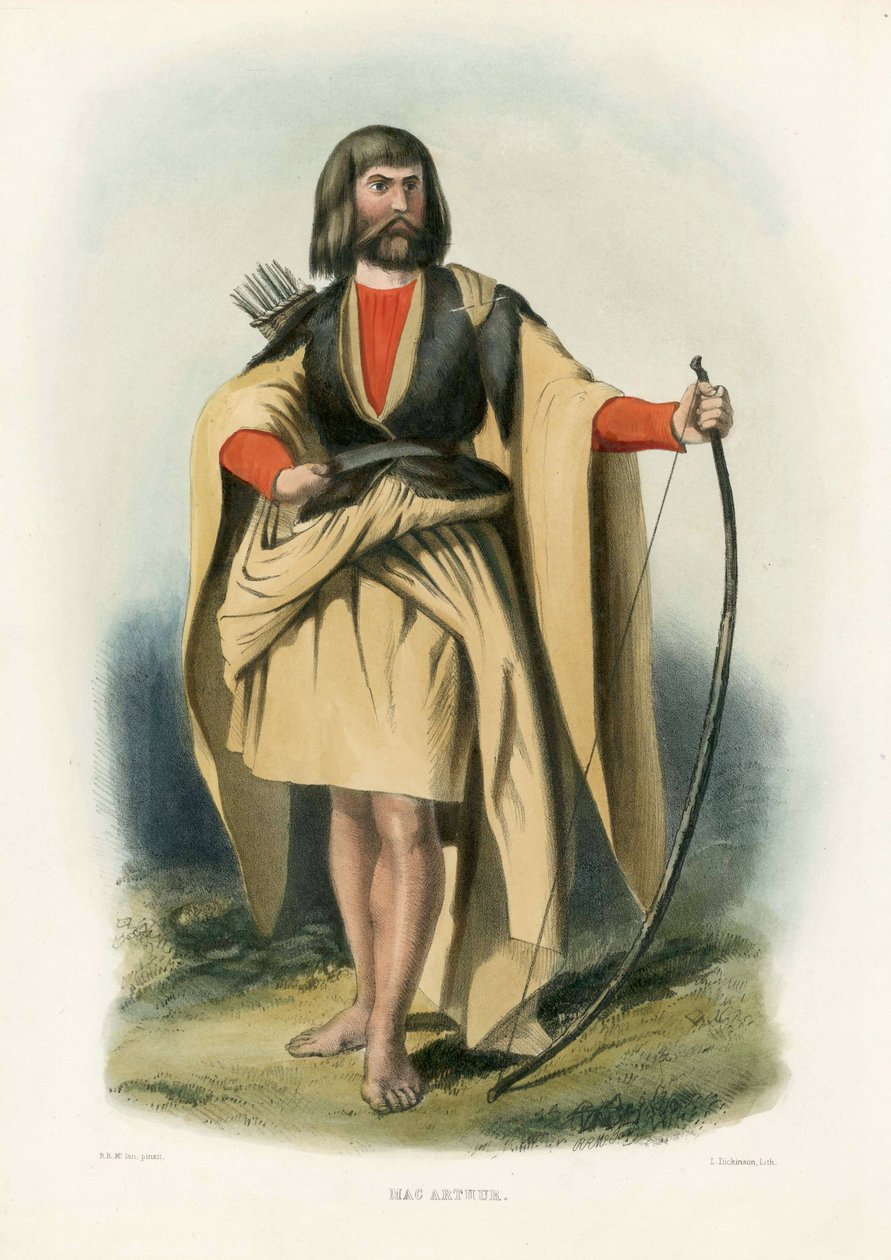 The Clans of the Scottish Highlands, pub.1845