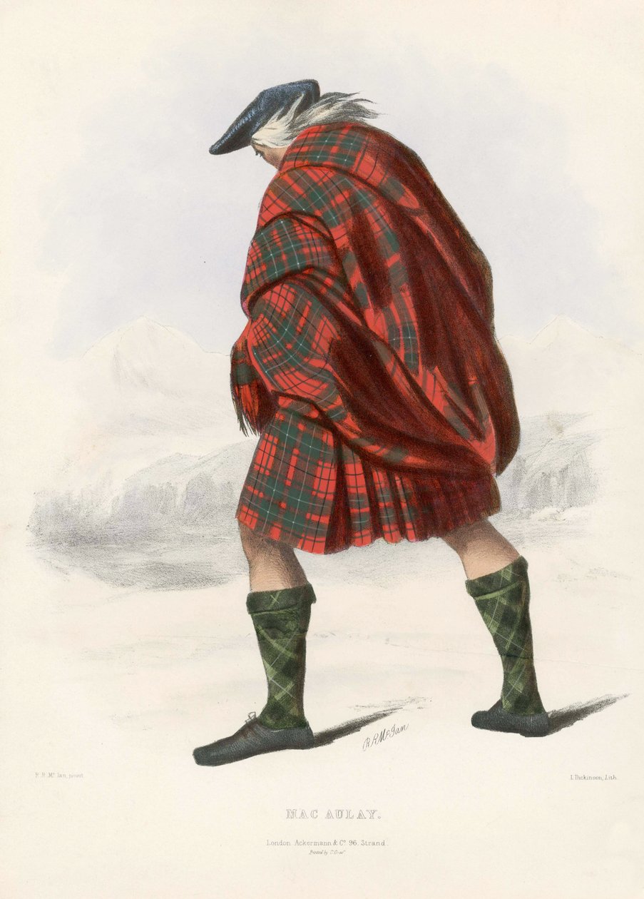 Mac Aulay, The Clans of the Scottish Highlands, pub.1845