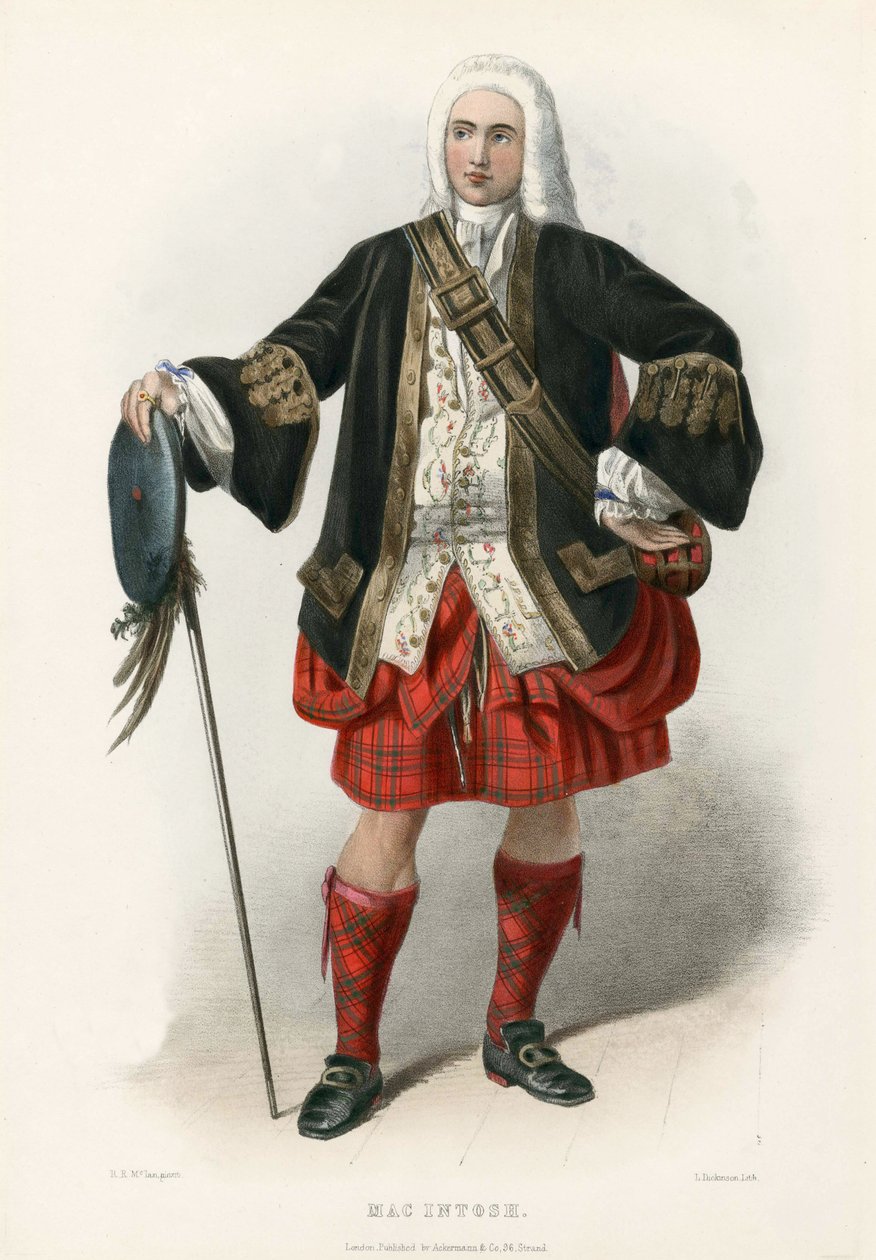 The Clans of the Scottish Highlands, pub.1845