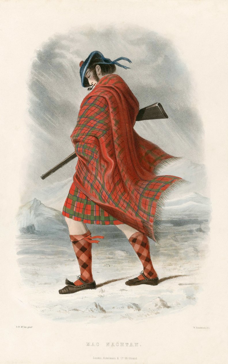 The Clans of the Scottish Highlands, pub.1845