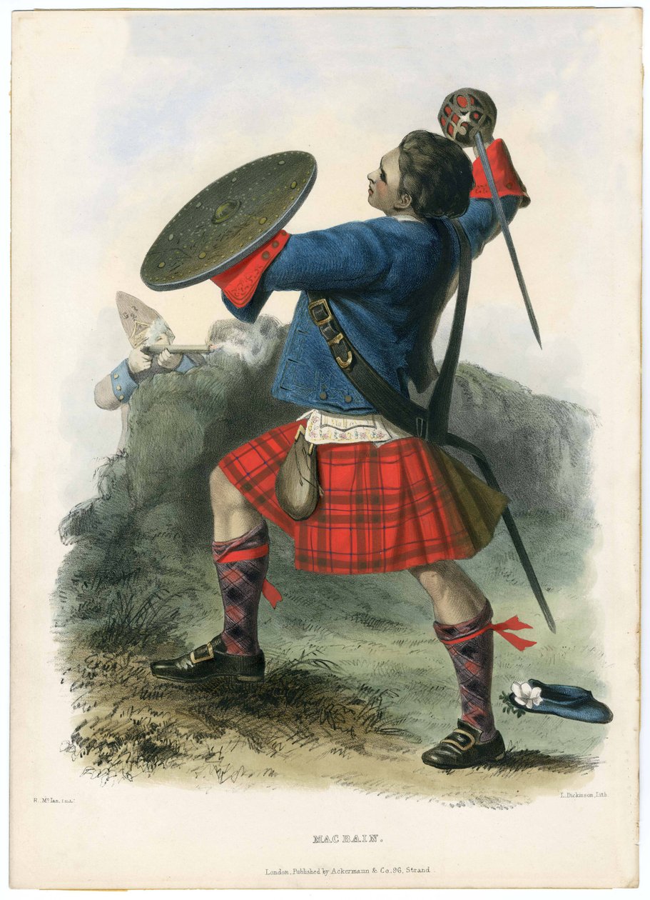 Macbain, The Clans of the Scottish Highlands, pub.1845'ten by Robert Ronald McIan