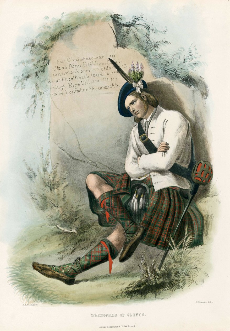 The Clans of the Scottish Highlands, pub.1845