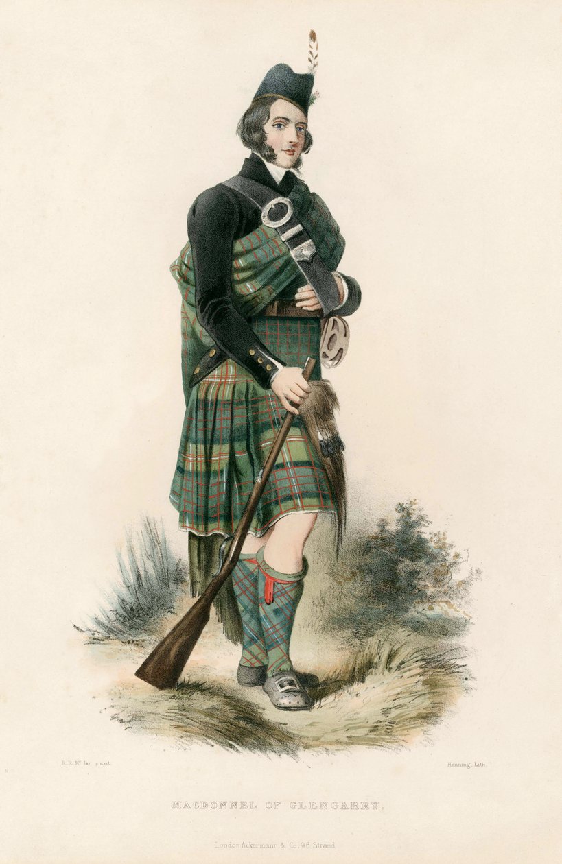 The Clans of the Scottish Highlands, pub.1845