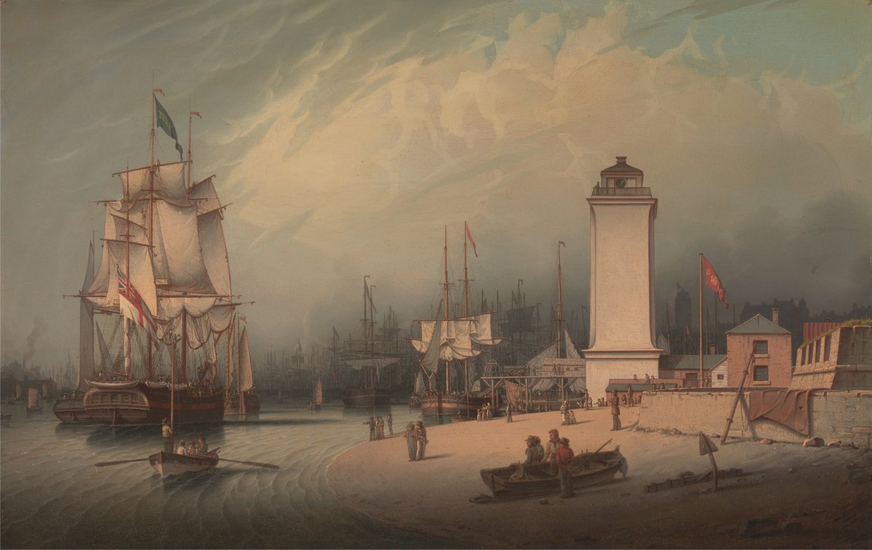 Alçak Deniz Feneri, Kuzey Kalkanları by Robert Salmon
