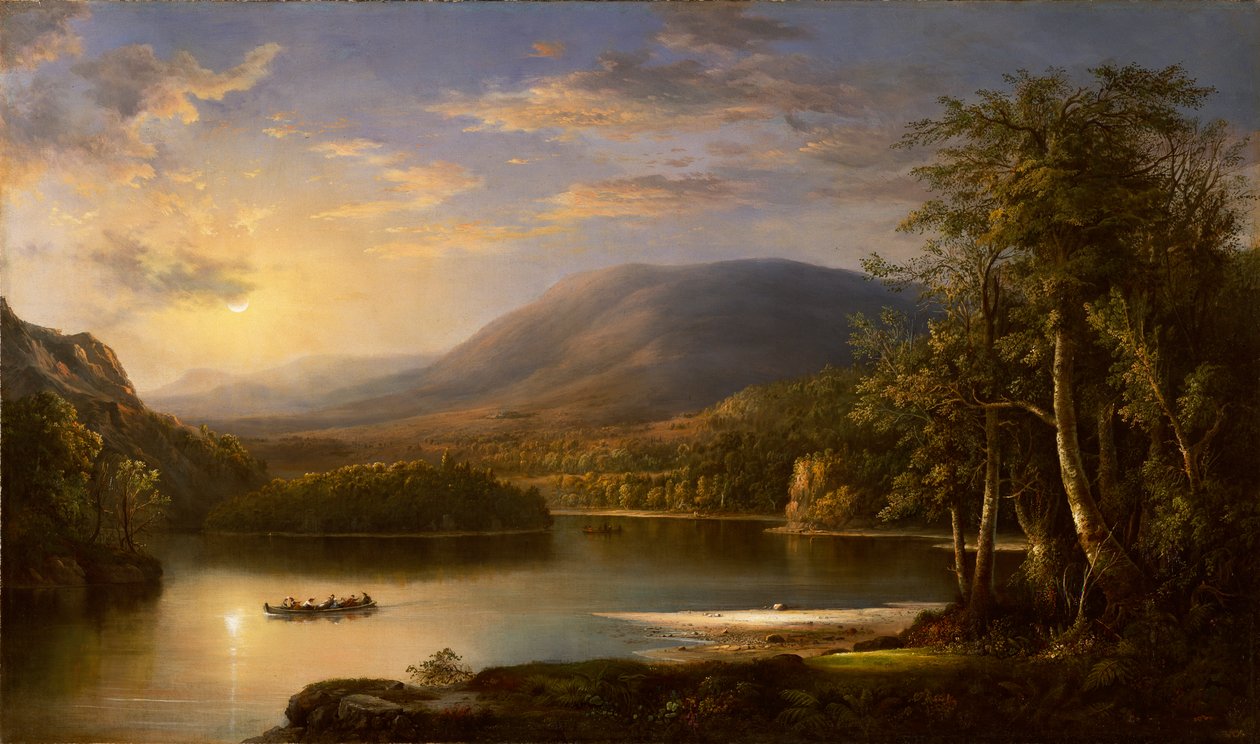 Ellens Adası, Loch Katrine, 1871 by Robert Scott Duncanson