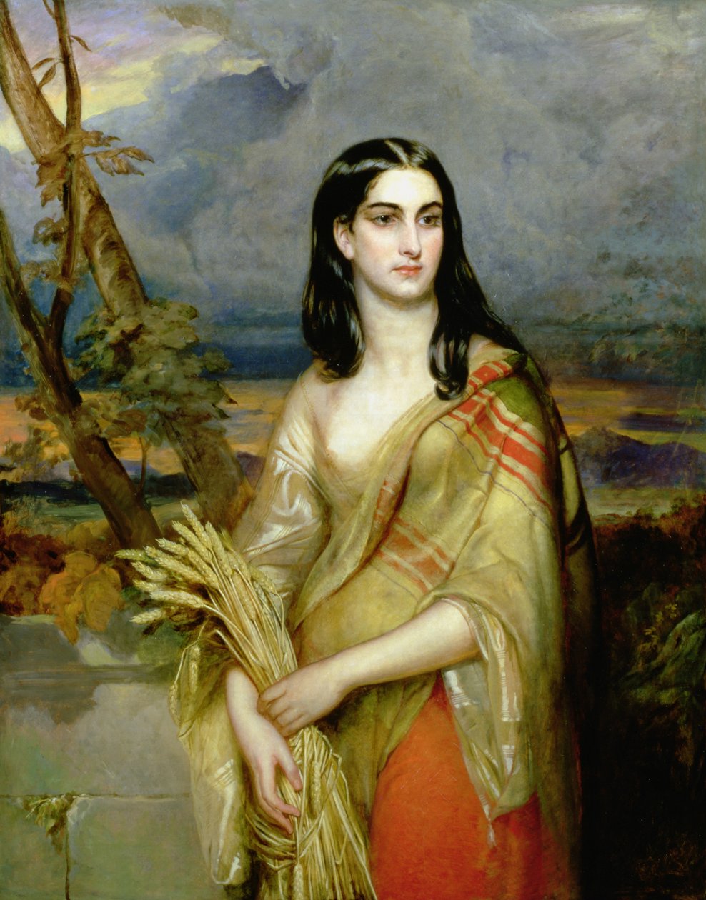Ruth...Ruth II, 7-9, c.1842 by Robert Scott Lauder