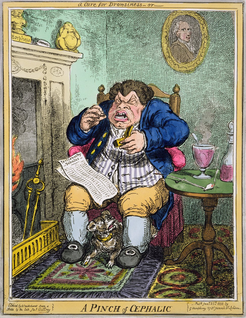 George Cruikshank (1792-1878) tarafından oyulmuş, G. Humphrey tarafından yayınlanmış, 25 Ocak 1822 (renkli gravür) by Robert Seymour