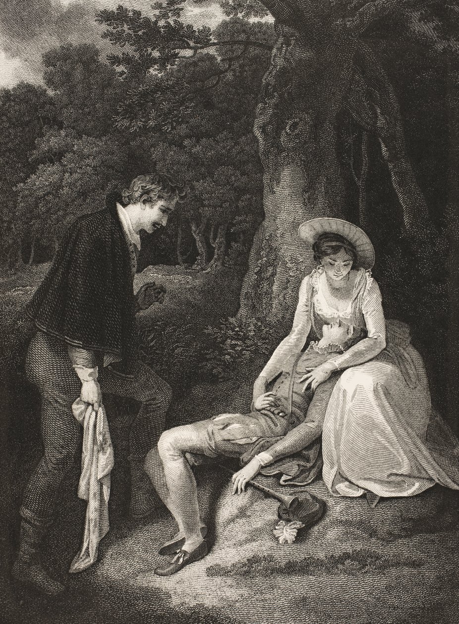 The Forest, Act II, Scene VII, The Boydell Shakespeare Gallery