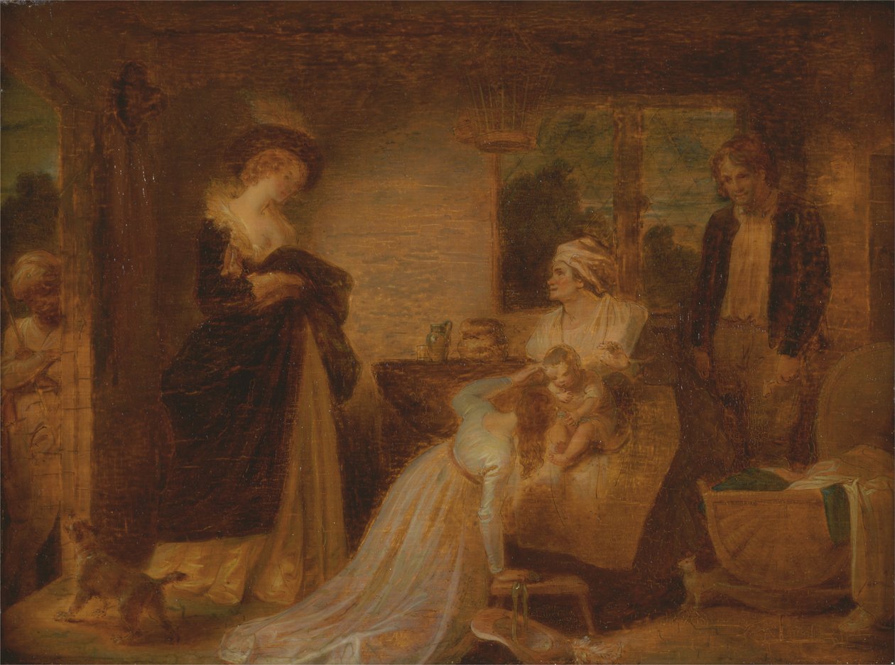 İnsanın Yedi Çağı- Bebek, İstediğiniz Gibi, II, vii by Robert Smirke