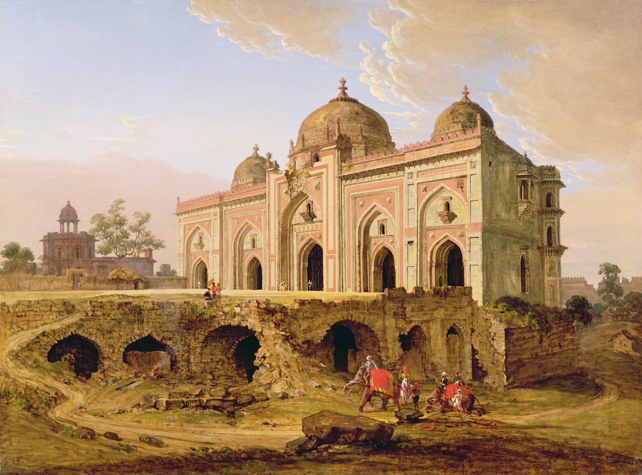 Rahipler Camii Endişesi, Barna Qila, Delhi, s.1823 by Robert Smith