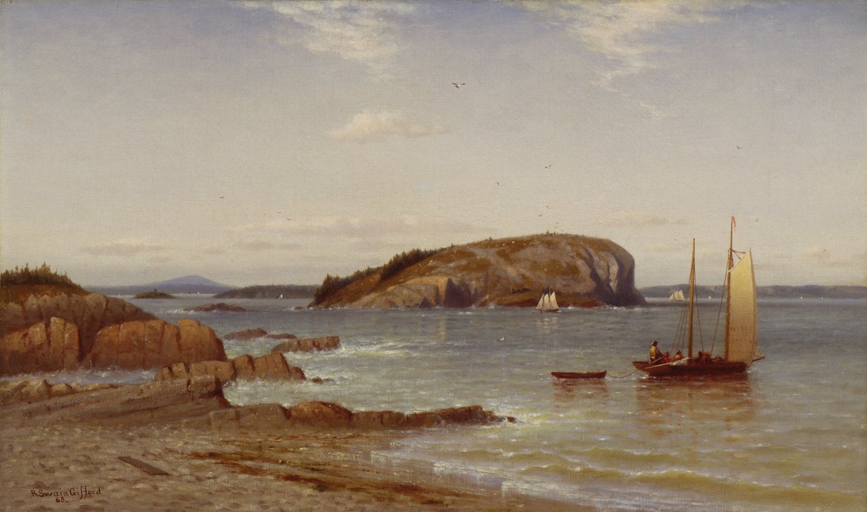 Kel Kirpi Adası, 1868 by Robert Swain Gifford