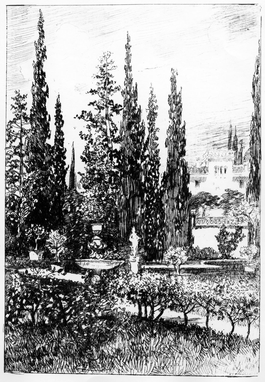 Peyzaj Bahçesi, Edgar Allan Poe