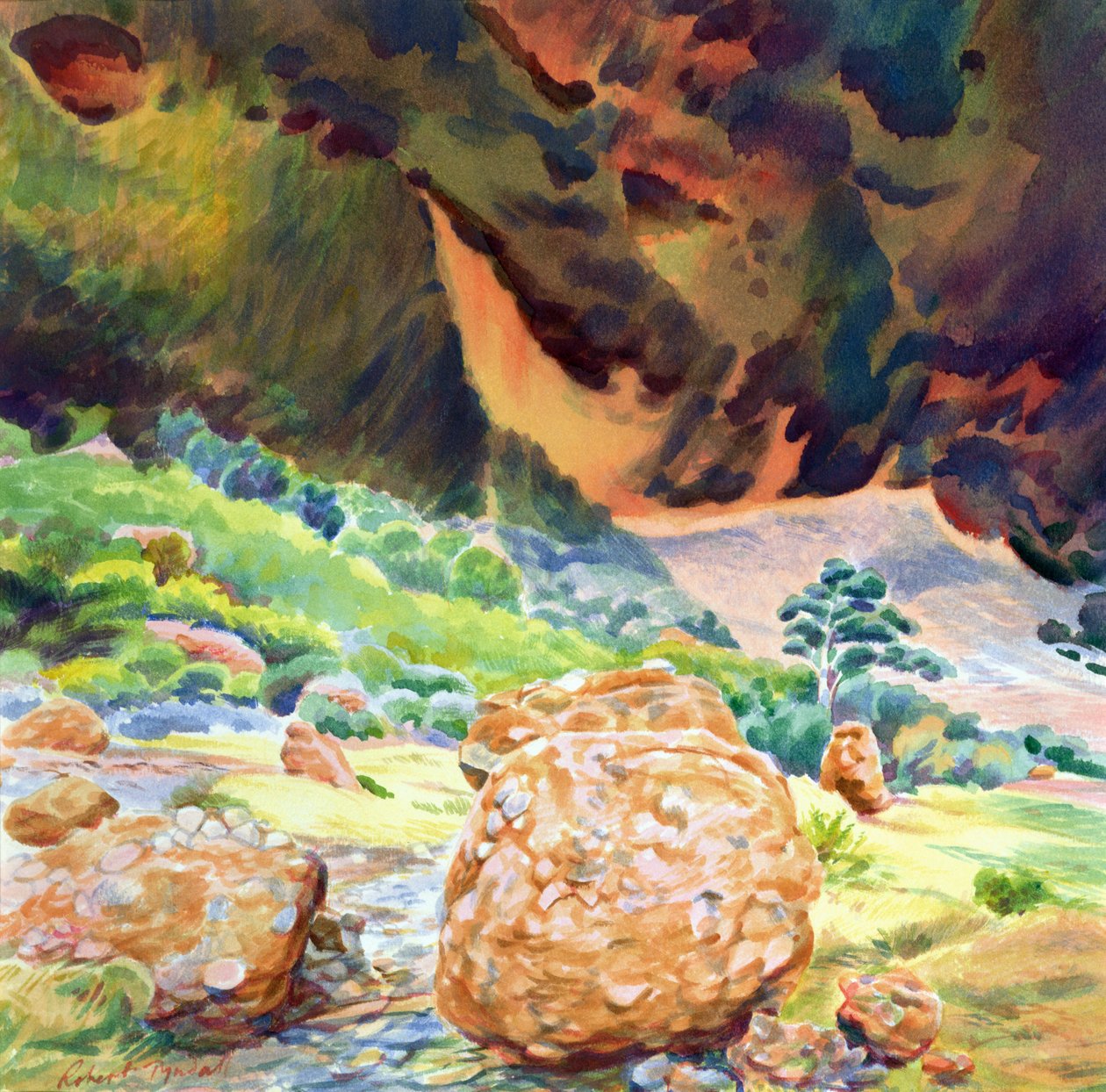 Kata Tjuta I (The Olgas), Avustralya (wc) by Robert Tyndall