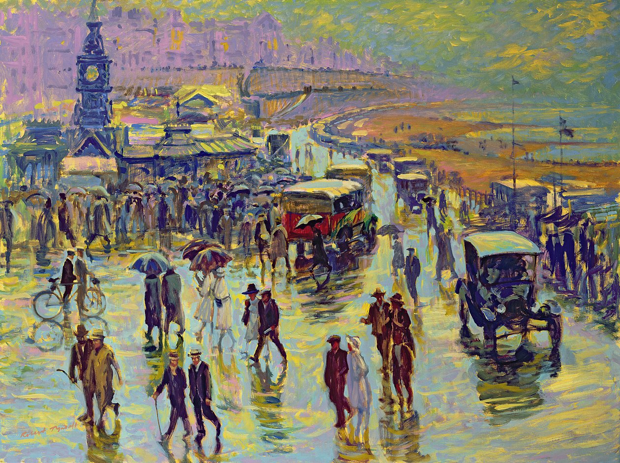 Yağmurlu Bir Günde Brighton by Robert Tyndall